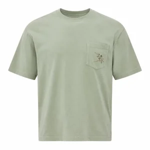 Embroidered Pocket Short-Sleeve T-Shirt
