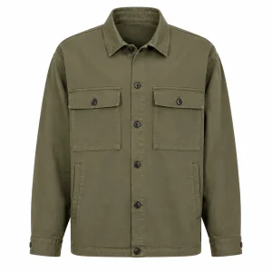 Relaxed Fit Utility Shirt Jacket