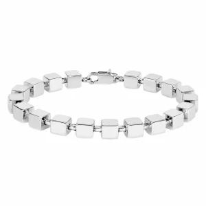 Geometric Cut Metal Bracelet