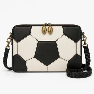 Sport Chic Football-Inspired Clutch