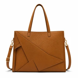 Geometric Structured Cabas Tote